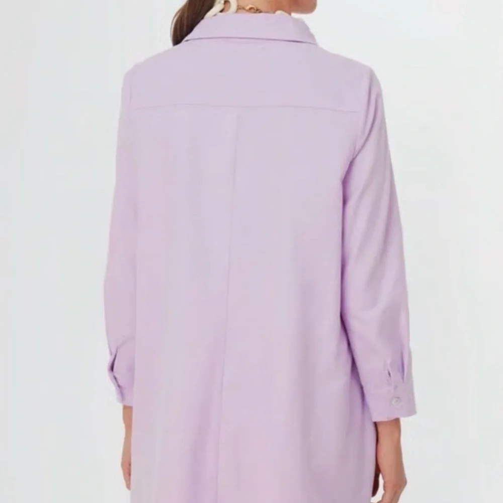 Pomander Place Oxford Harris Shirt Dress - Picture 3 of 4